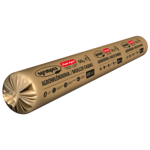 Agrowłóknina Dual-Agro brązowo - czarna