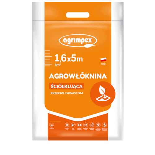 Agrowłóknina ściółkująca Agrimpex 50 g/m² czarna Hobby