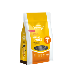 SZPILKA AGRIMPEX TWIST CZARNA 50 SZT