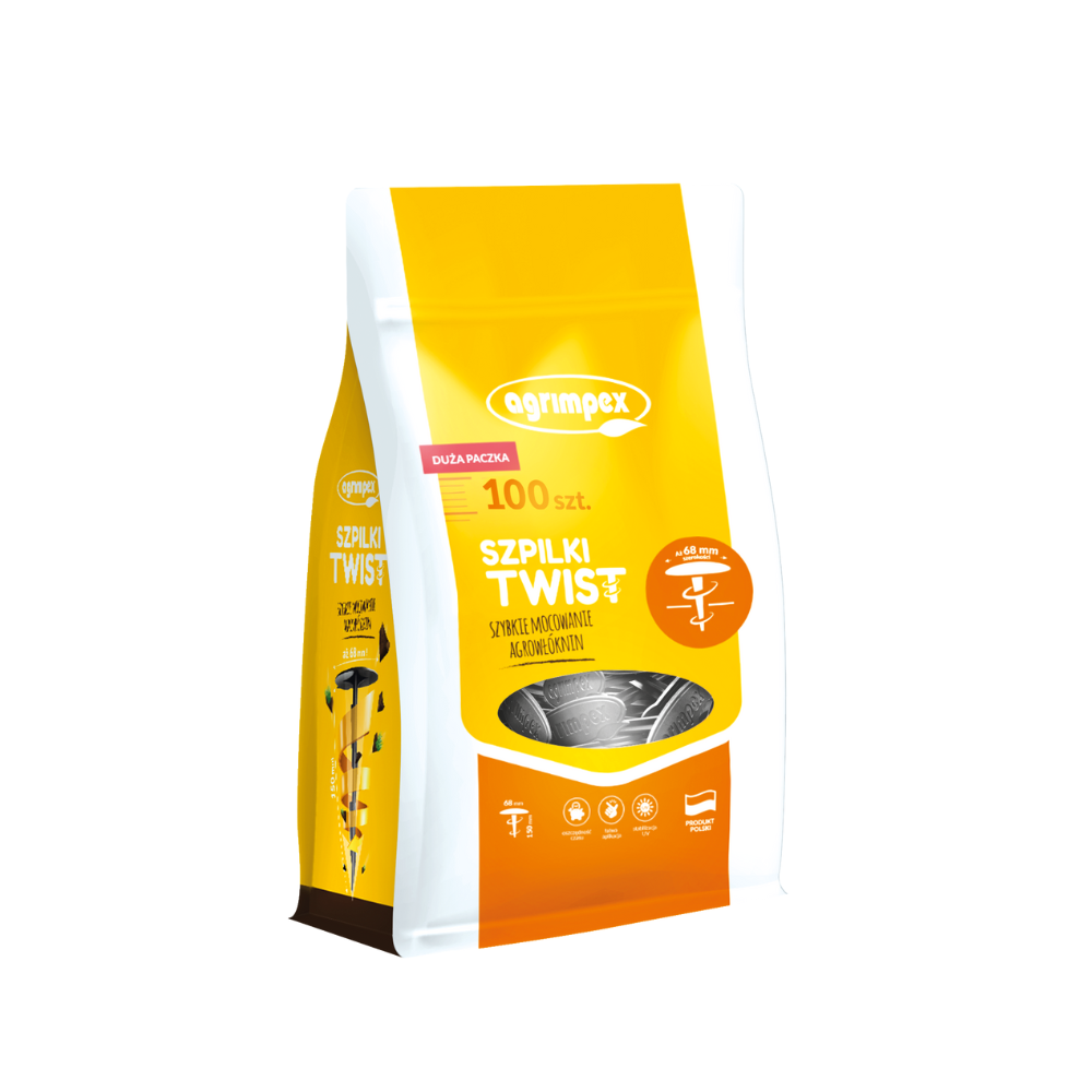 SZPILKA AGRIMPEX TWIST CZARNA 100 SZT