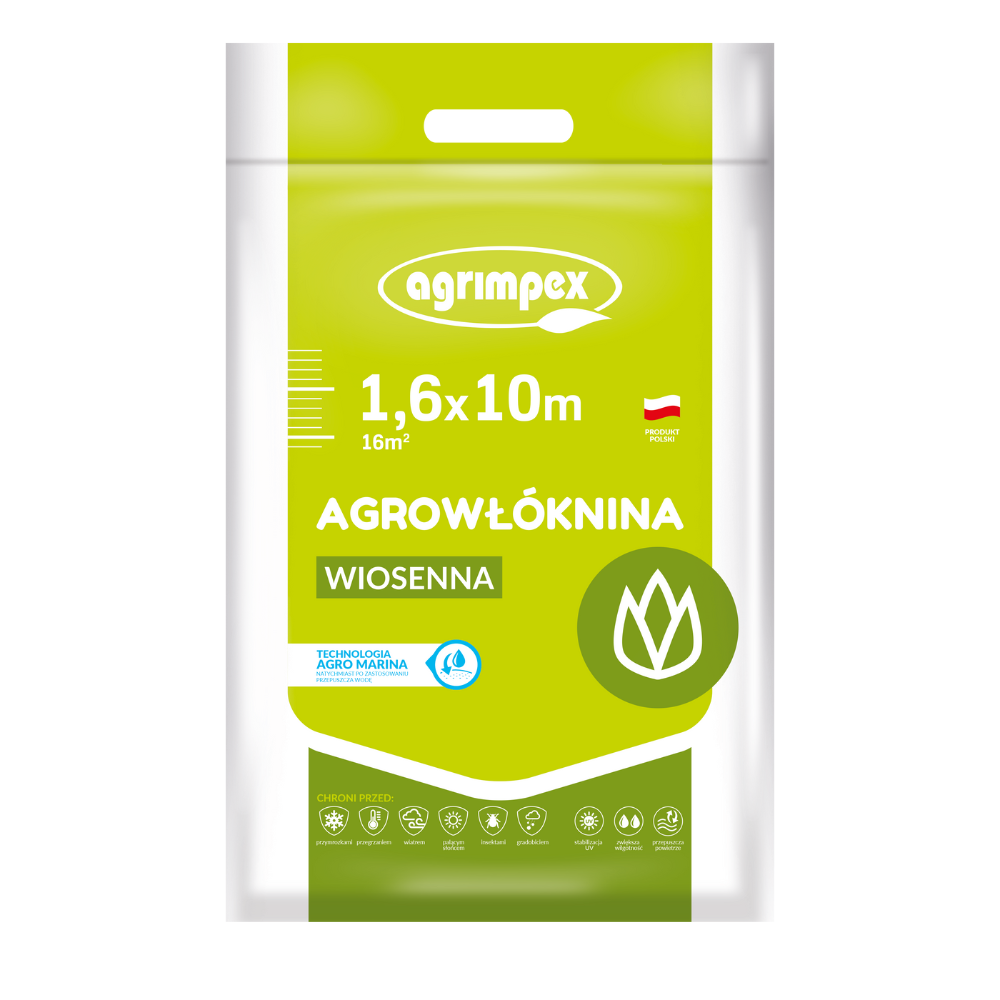 AGROWŁÓKNINA HOBBY OSŁANIAJĄCA WIOSENNA AGRO-MARINA TURKUSOWA PAKIET 1.6X10 17G