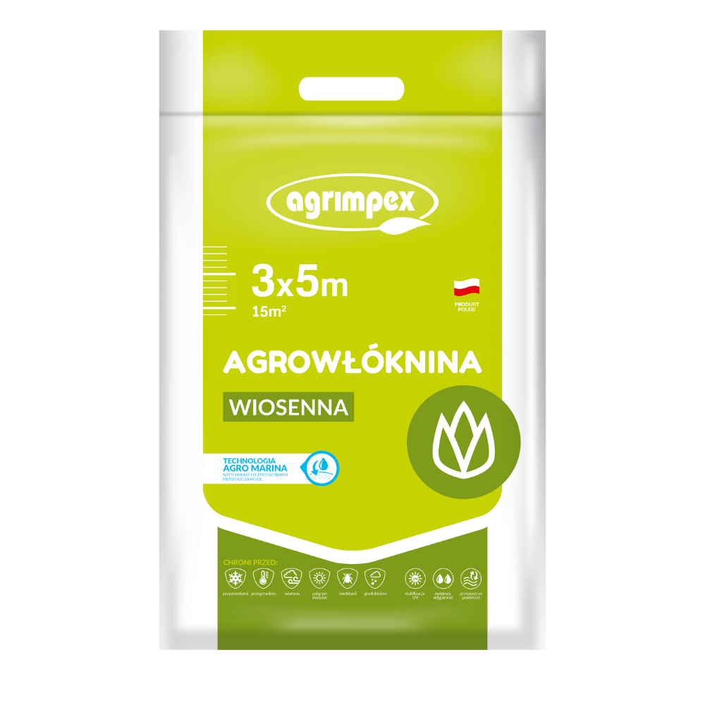 AGROWŁÓKNINA HOBBY OSŁANIAJĄCA WIOSENNA AGRO-MARINA TURKUSOWA PAKIET 3X5 17G