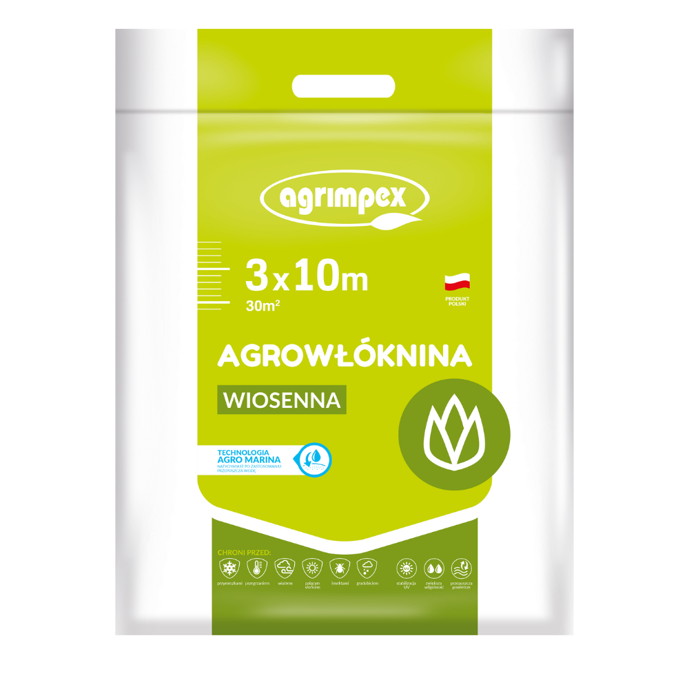 AGROWŁÓKNINA HOBBY OSŁANIAJĄCA WIOSENNA AGRO-MARINA TURKUSOWA PAKIET 3X10 17G