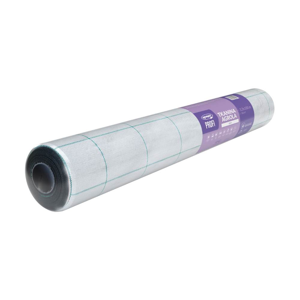 TKANINA HOBBY ŚCIÓŁKUJĄCA AGROLA BIAŁA ROLKA 1/2 3.3X100