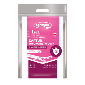 KAPTUR OCHRONNY AGRIMPEX DWUWARSTWOWY BŁYSKAWICZNY PLUS 100X140 - 1 SZT