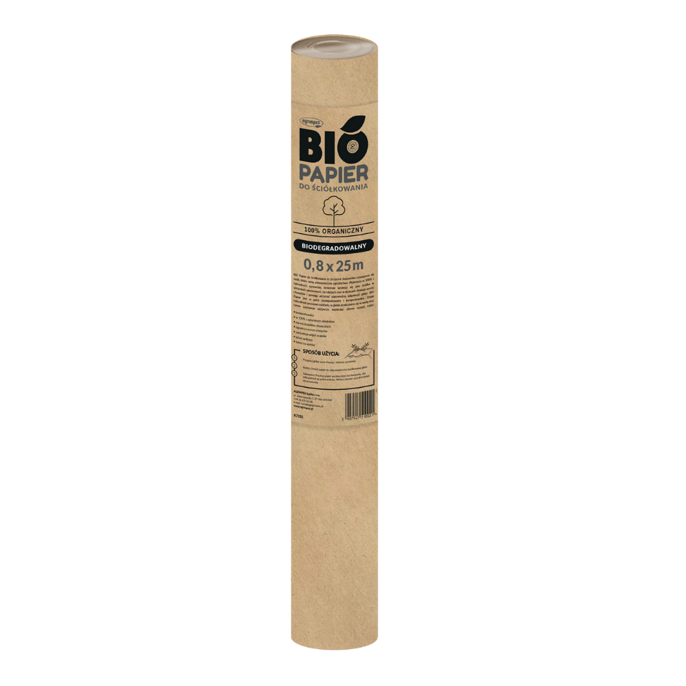 BIO PAPIER DO ŚCIÓŁKOWANIA MINI-ROLKA 0,8X25-70G