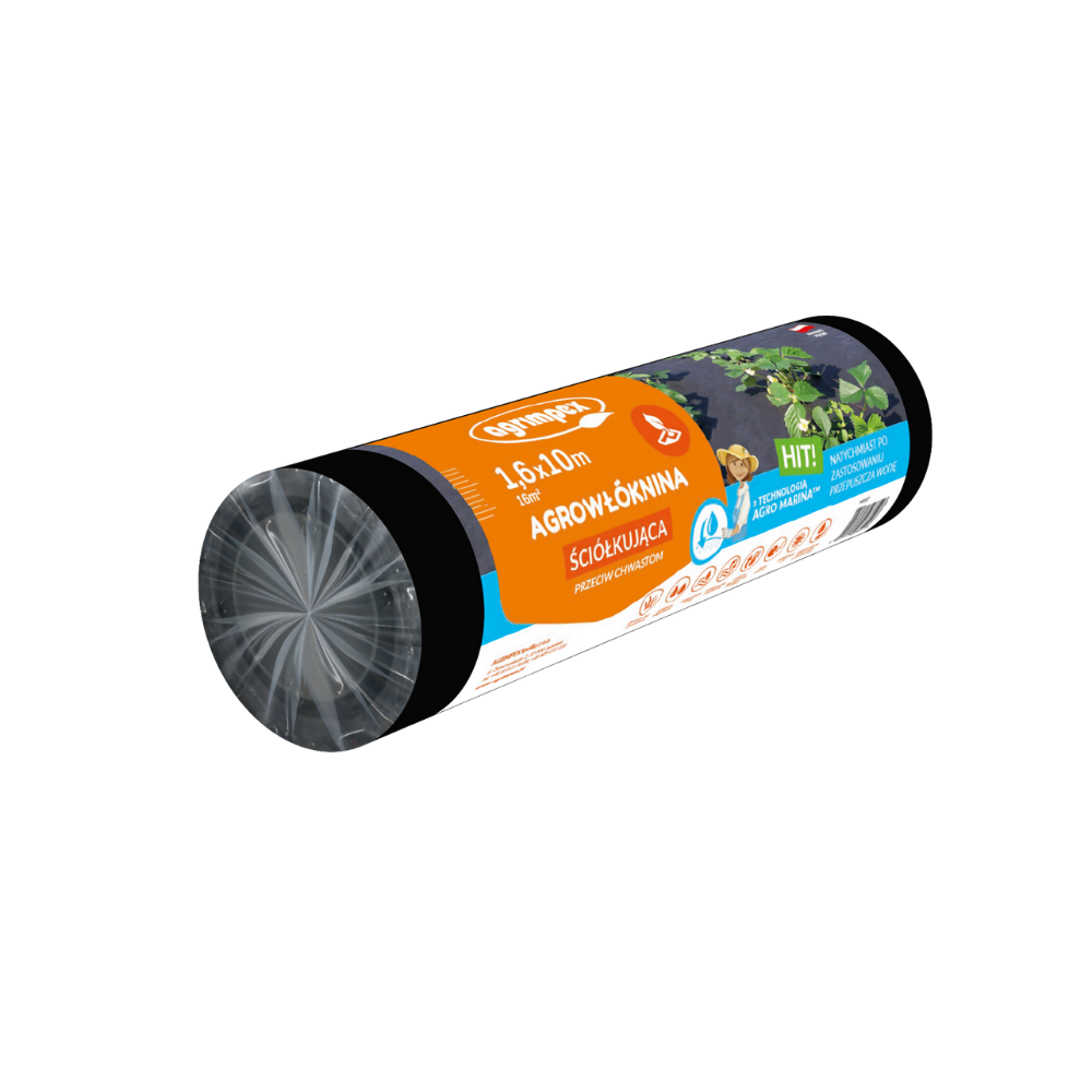 AGROWŁÓKNINA HOBBY ŚCIÓŁKUJĄCA AGRO-MARINA CZARNA 1.6X10 50G