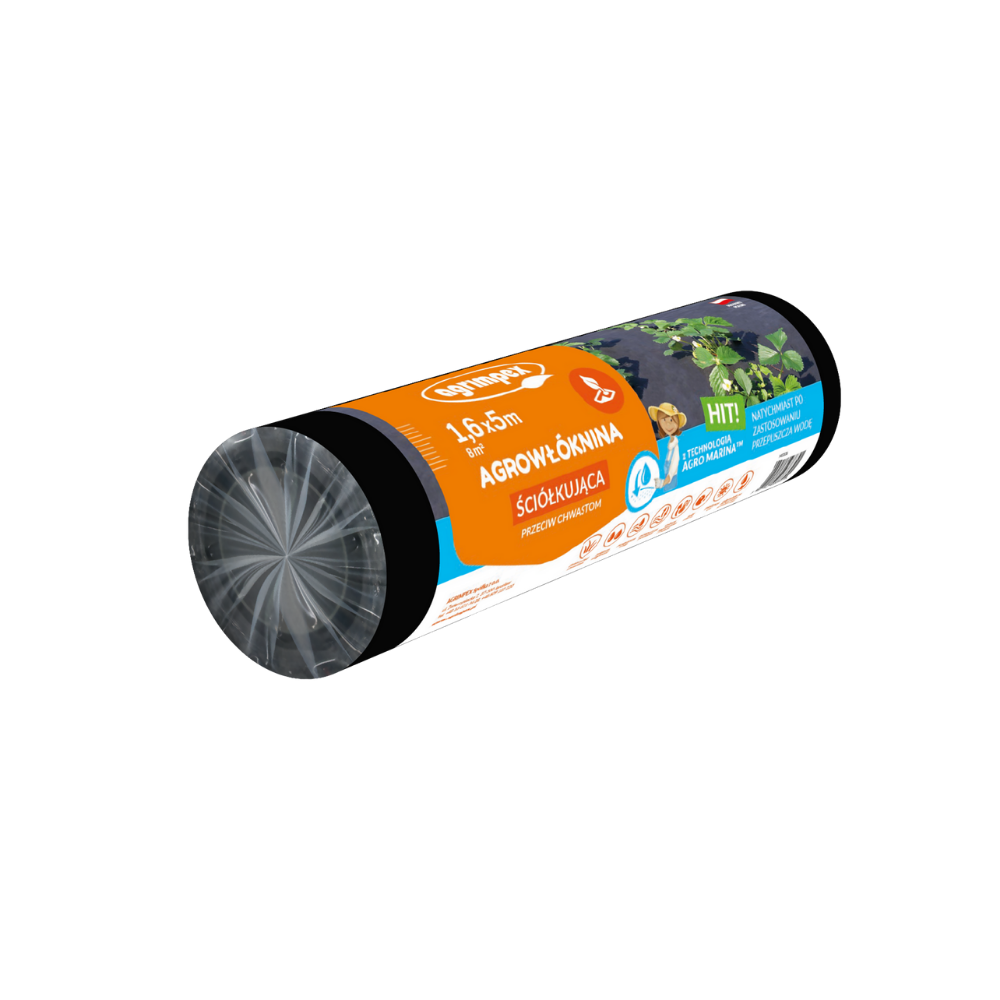 AGROWŁÓKNINA HOBBY ŚCIÓŁKUJĄCA AGRO-MARINA CZARNA 1.6X5 50G