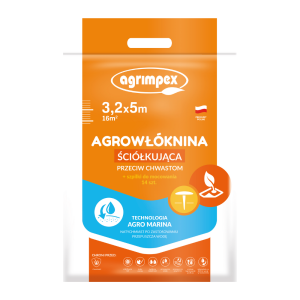 AGROWŁÓKNINA HOBBY ŚCIÓŁKUJĄCA AGRO-MARINA CZARNA PAKIET 3.2X5 50G+14 SZPILEK