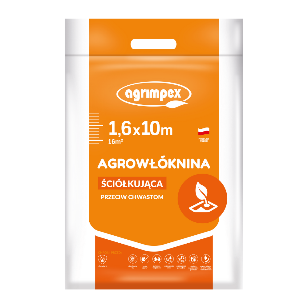 AGROWŁÓKNINA HOBBY ŚCIÓŁKUJĄCA AGRIMPEX CZARNA PAKIET 1.6X10 50G