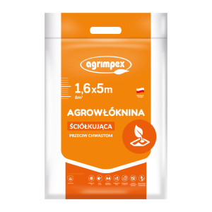 AGROWŁÓKNINA HOBBY ŚCIÓŁKUJĄCA AGRIMPEX CZARNA PAKIET 1.6X5 50G