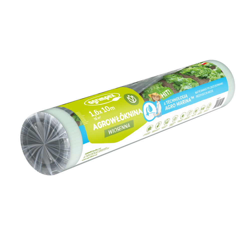 AGROWŁÓKNINA HOBBY OSŁANIAJĄCA WIOSENNA AGRO-MARINA TURKUSOWA NANO-ROLKA 1.6X10 17G