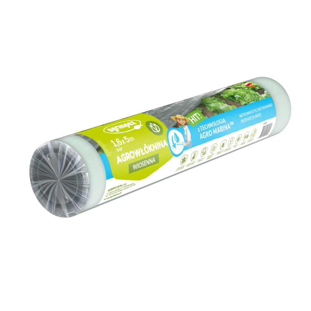 AGROWŁÓKNINA HOBBY OSŁANIAJĄCA WIOSENNA AGRO-MARINA TURKUSOWA NANO-ROLKA 1.6X5 17G