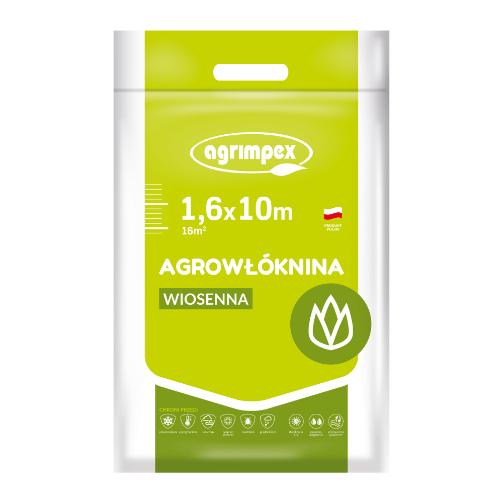 AGROWŁÓKNINA HOBBY OSŁANIAJĄCA WIOSENNA BIAŁA PAKIET 1.6X10 17G