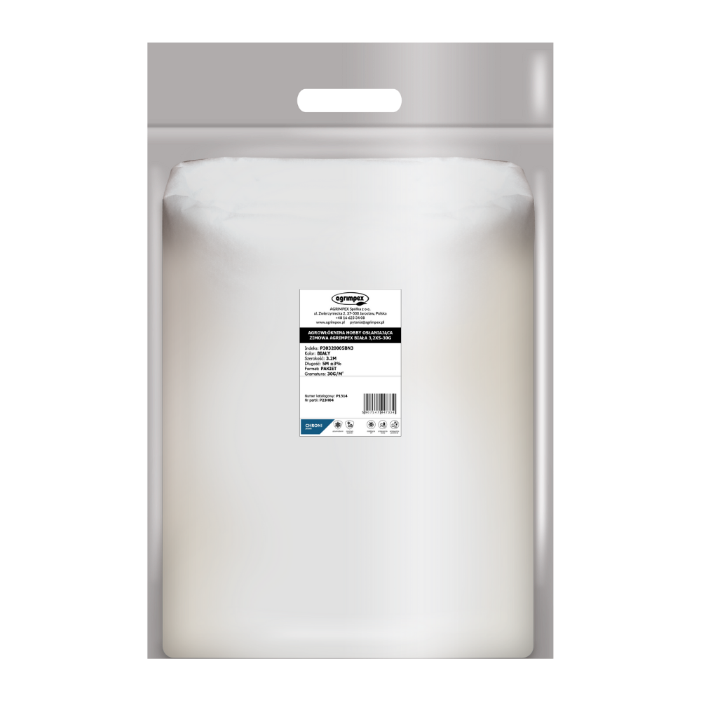 AGROWŁÓKNINA HOBBY OSŁANIAJĄCA ZIMOWA AGRIMPEX BIAŁA PAKIET 3.2X5-30G
