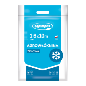 AGROWŁÓKNINA HOBBY OSŁANIAJĄCA ZIMOWA AGRIMPEX BIAŁA PAKIET 1.6X10-50G