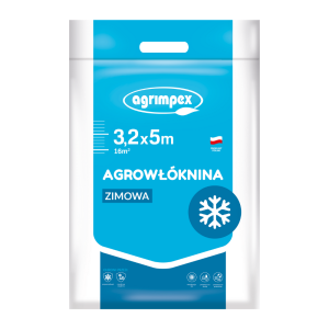 AGROWŁÓKNINA HOBBY OSŁANIAJĄCA ZIMOWA AGRIMPEX BIAŁA PAKIET 3.2X5-50G